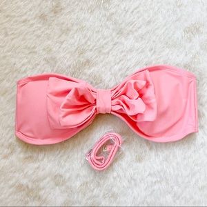 NWOT BP Pink Bow Bikini Top 👙